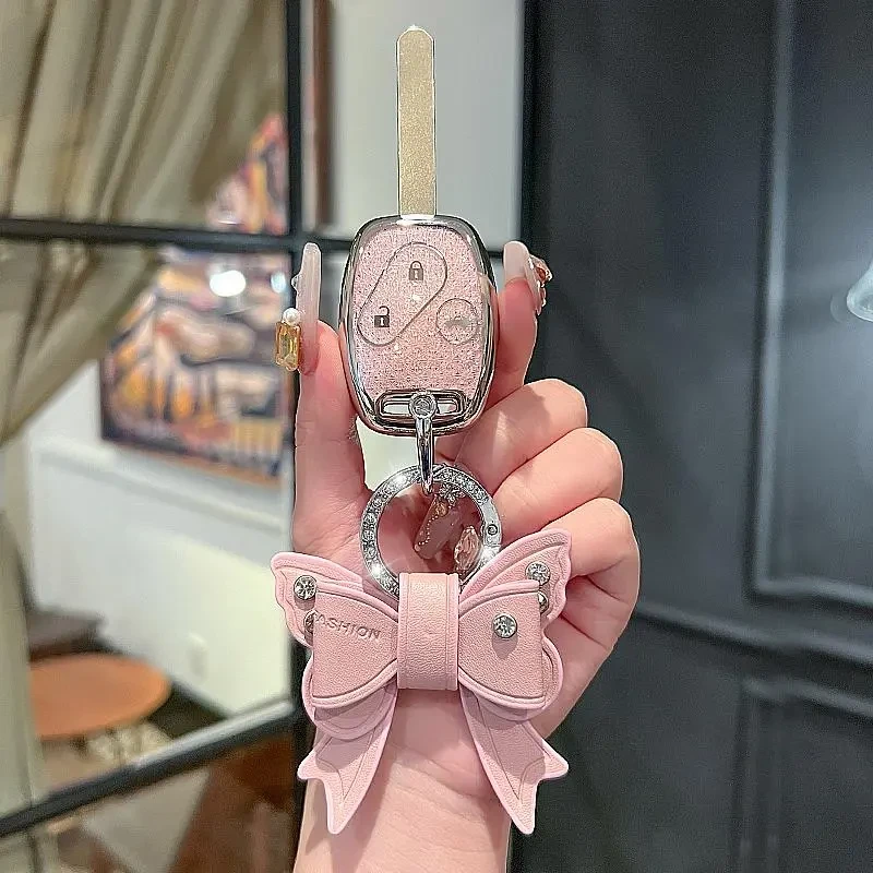 适用于老款本田飞度钥匙套思域8代雅阁CRV奥德赛锋范壳直板汽车扣