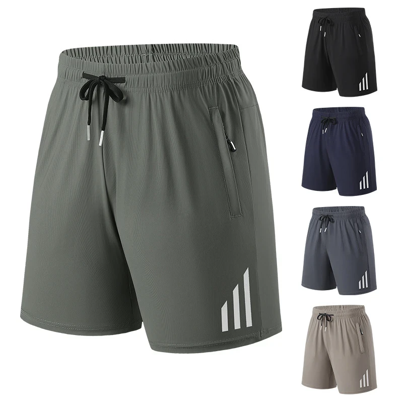 雅鹿男装夏季新款男士短裤弹力透气轻薄款休闲运动五分裤宽松舒适