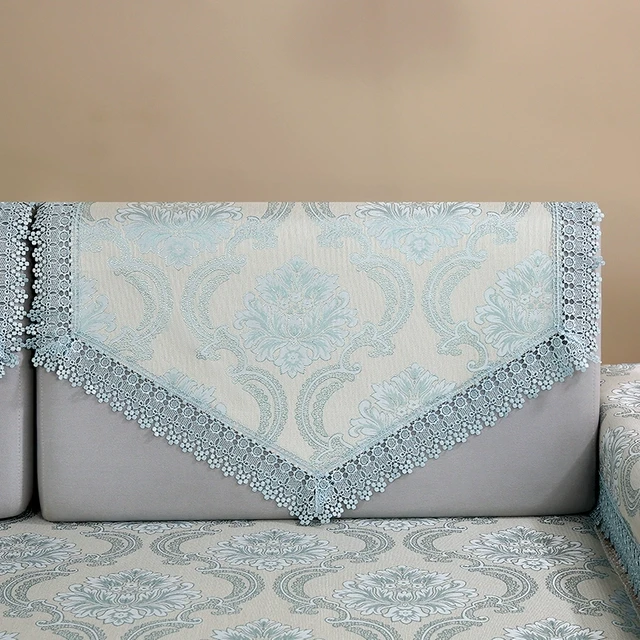 防滑沙发巾靠背巾盖布后背巾通用蕾丝扶手巾百搭中式沙发三角巾套