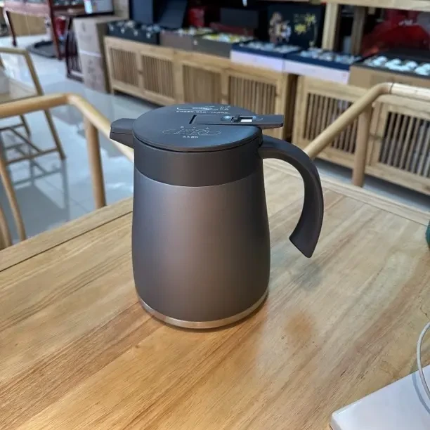 万象 焖茶保温壶 1.8升 高档办公室家用泡茶壶大容量 磨砂简约