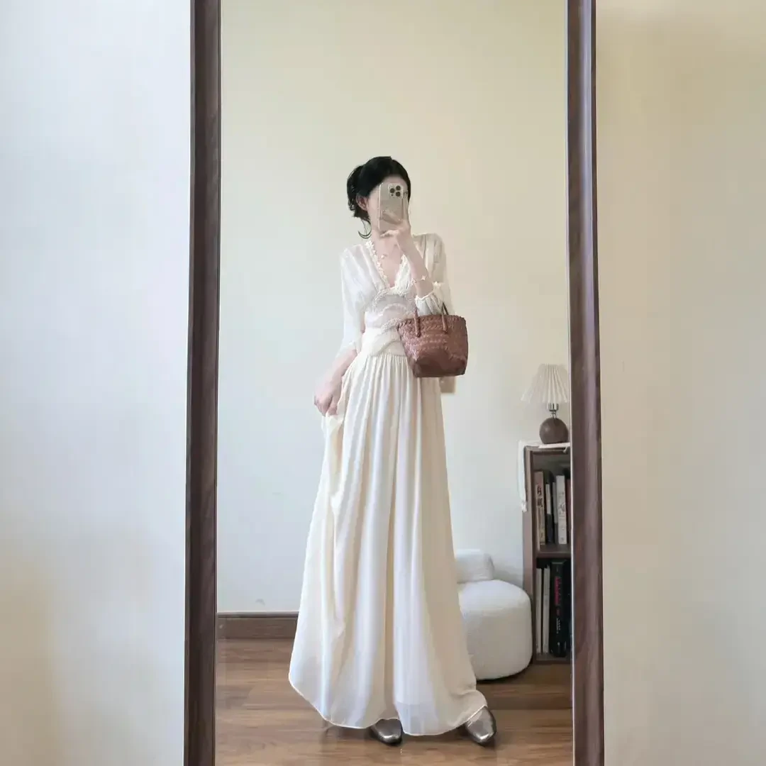 A461+A462夏季新款法式蕾丝上衣显瘦半身裙子洋气减龄绝美套装女