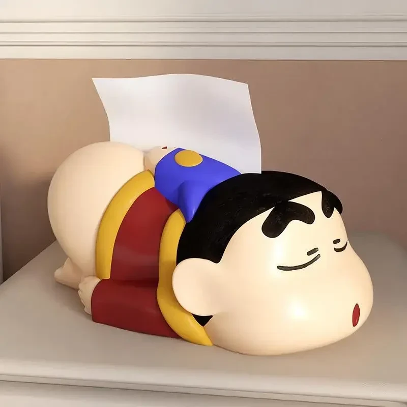 抢【包邮】创意卡通纸巾盒家用客厅卧室餐桌抽纸盒可爱蜡笔小新摆件