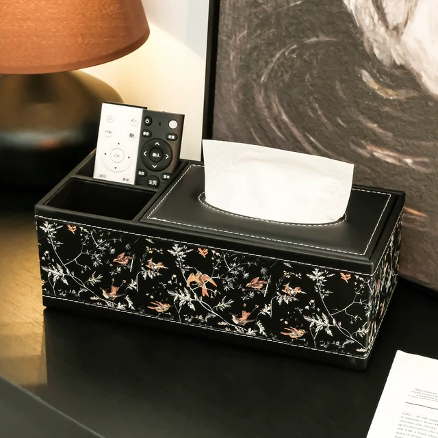 金卡佰纸巾盒新款客厅茶几收纳盒高级感床头抽纸盒高档餐巾纸盒子