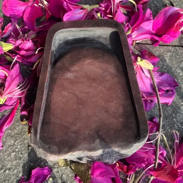 肇庆北岭山一片红老宋坑砚台