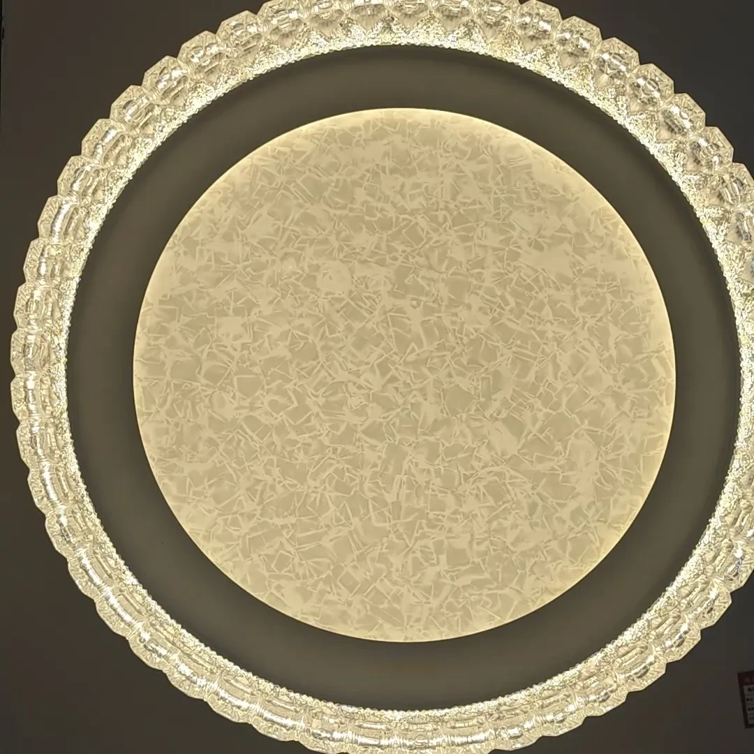 会议室水晶工艺餐厅15卧室吸顶灯创意圆形轻奢客厅客厅灯灯饰