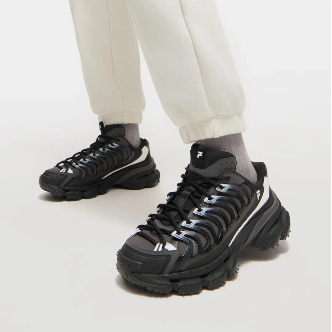 FILA FUSION【星舰鞋】新款男女款机能潮流透气老爹鞋T12W511501F