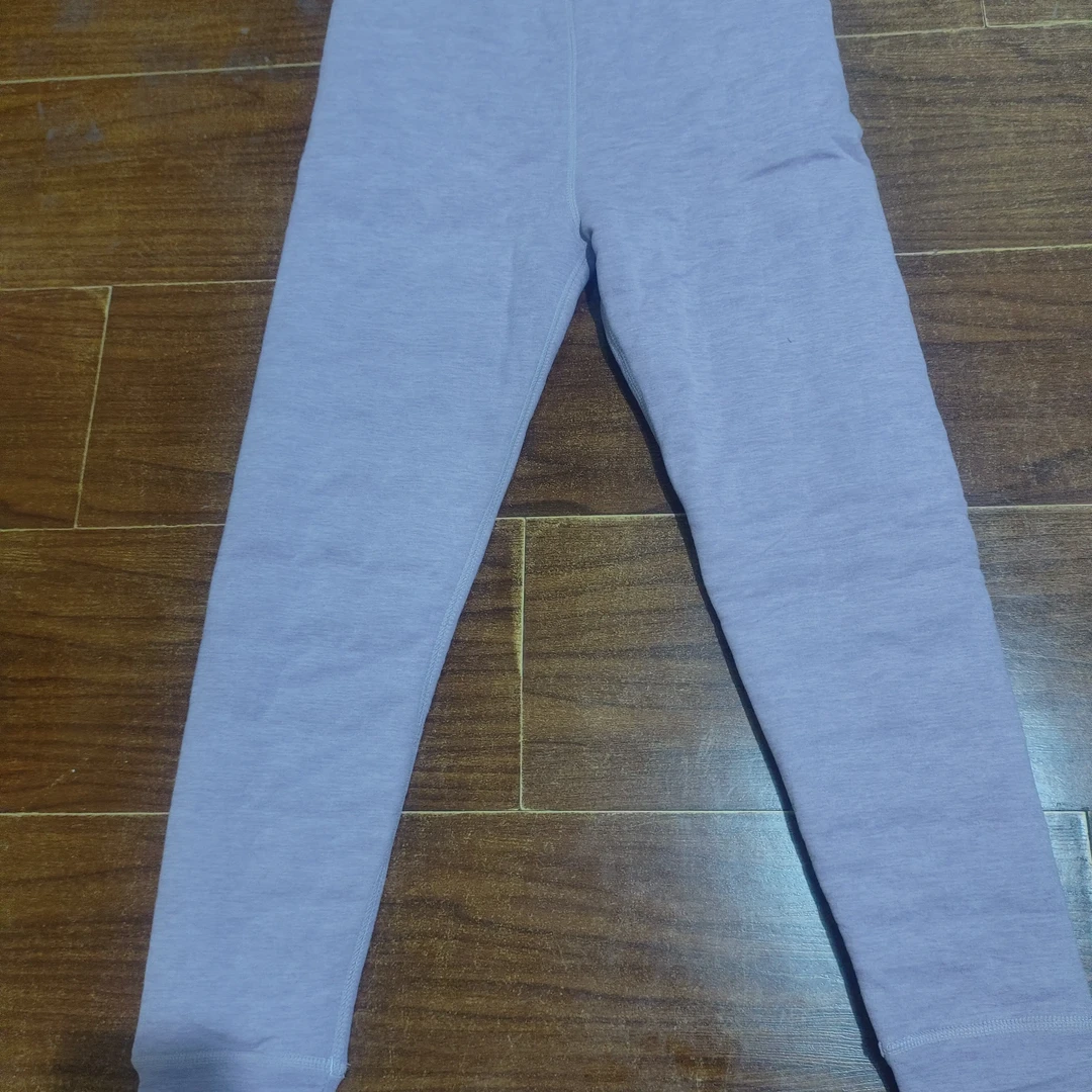 女士德绒纯羊毛保暖裤冬季内穿加绒加厚高腰弹力羊毛裤