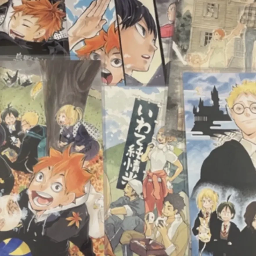 排球少年日版原画集切页盲