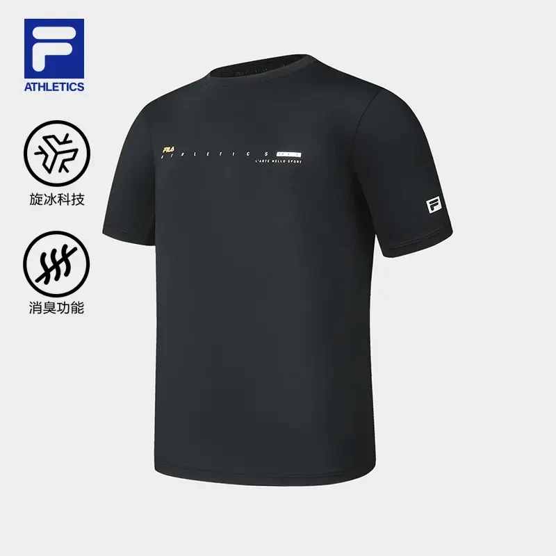 Fila/斐乐短袖男T夏季户外舒适运动休闲时尚透气T恤A11M421107F