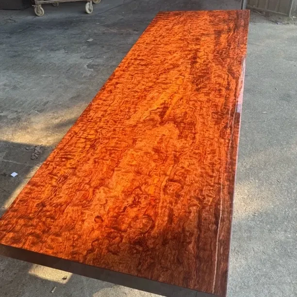 巴花实木大板原木红木办公餐桌书桌茶桌茶台实木家具