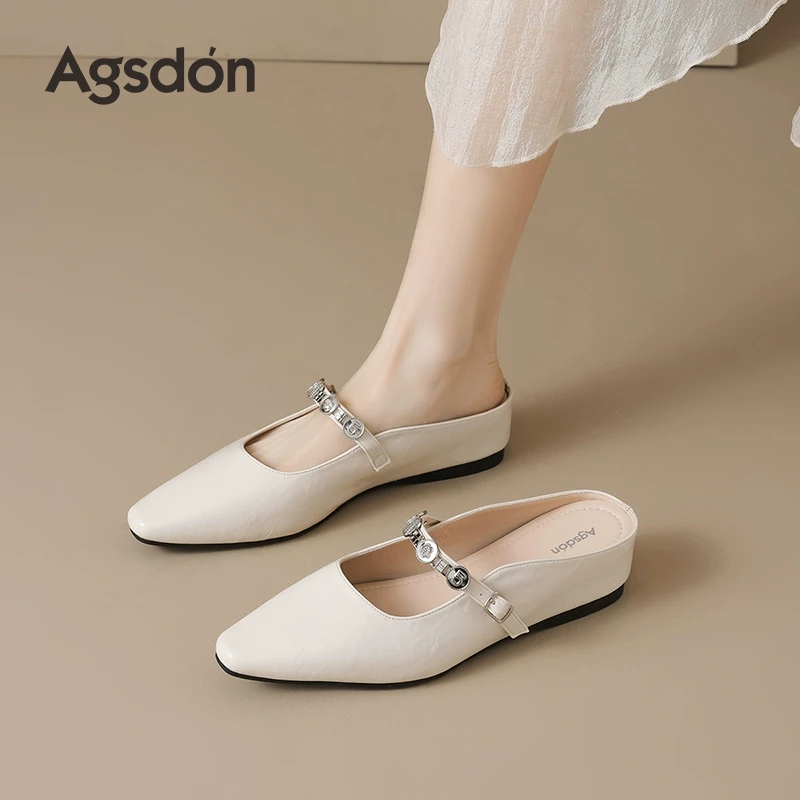 Y奥古狮登包头法式凉拖鞋女2025新款夏季外穿软底玛丽珍单鞋爆款Y