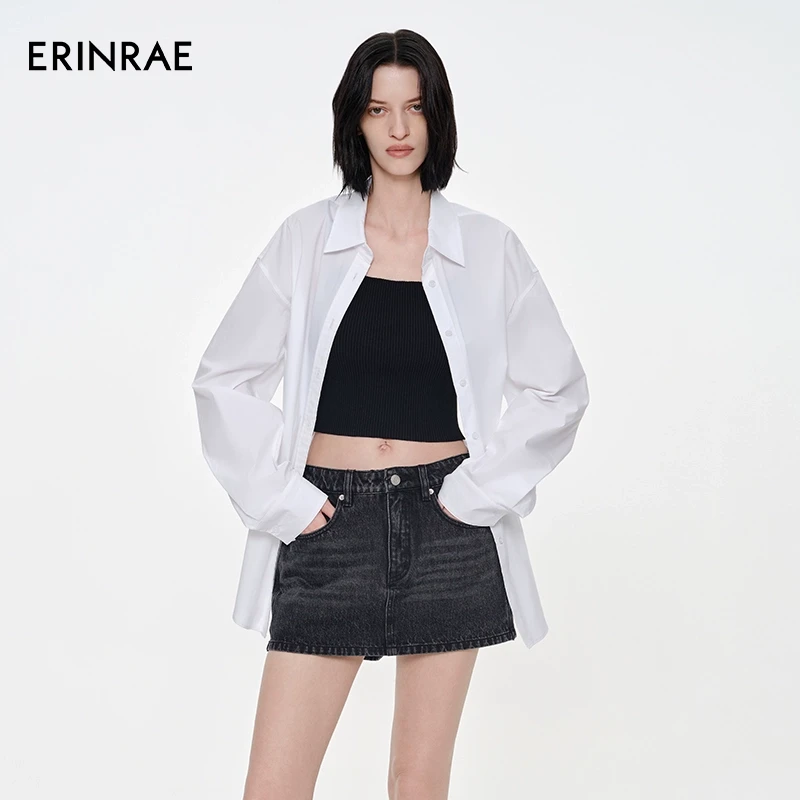 ERINRAE25春季吊带一体宽廓形衬衫 EH114003CO10