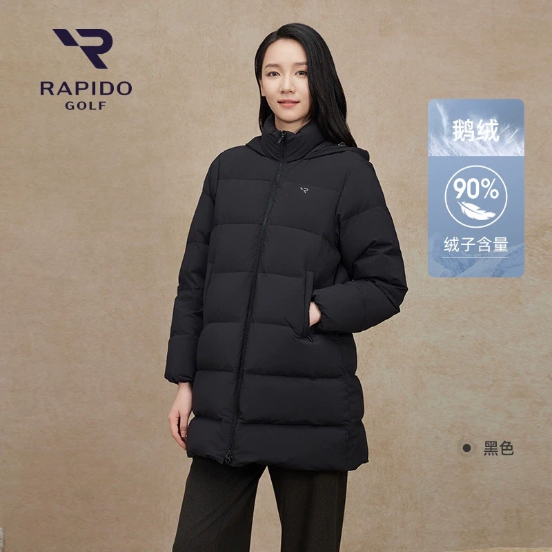 RAPIDO雳霹道2024秋冬女士高尔夫GOLF连帽羽绒服CP4X38Z52