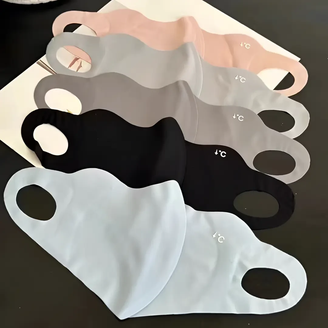 男女加大冰丝云感透气防晒口罩3d立体无痕可水洗薄款大码男士面罩