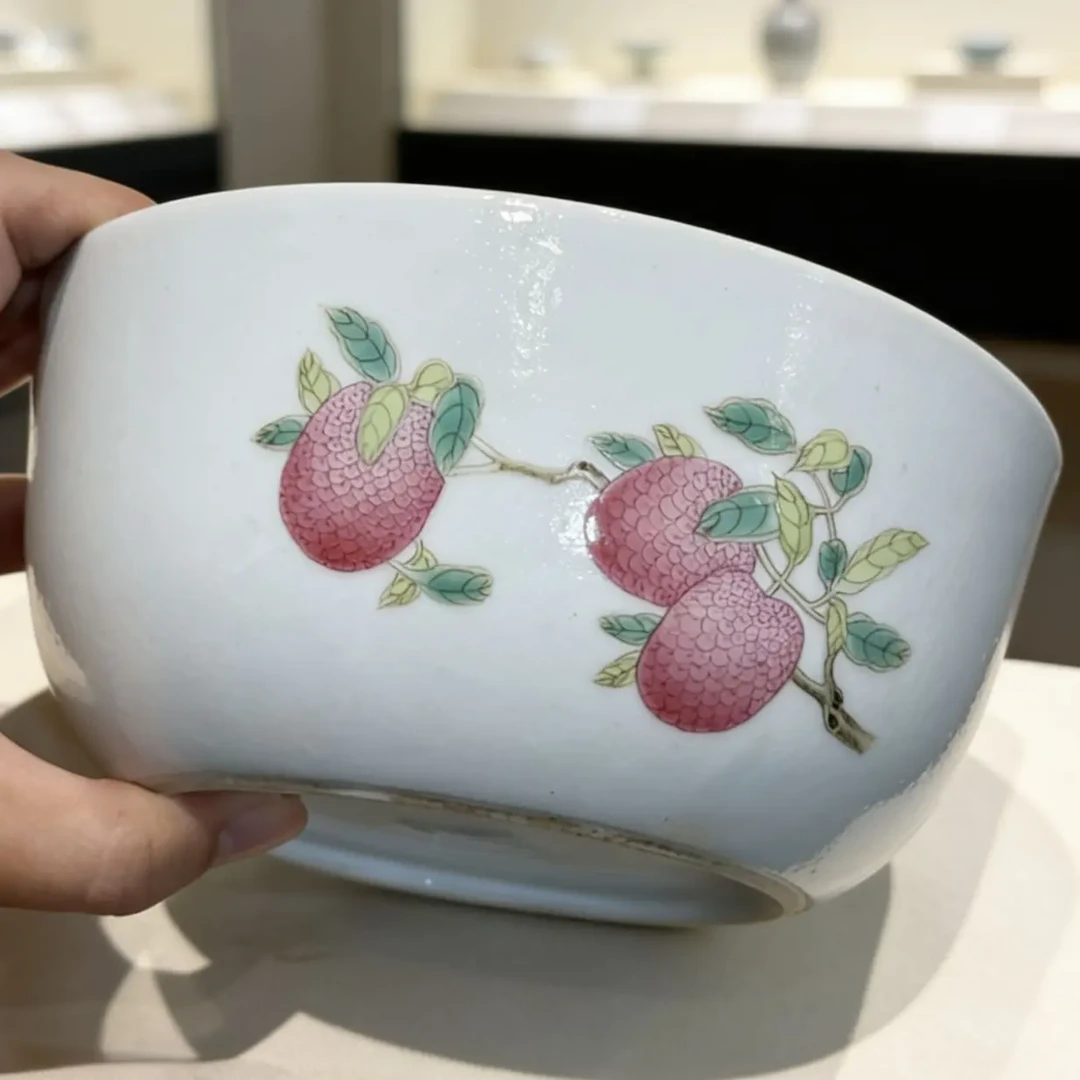 手绘高温釉中彩葫芦碗陶瓷家用餐具