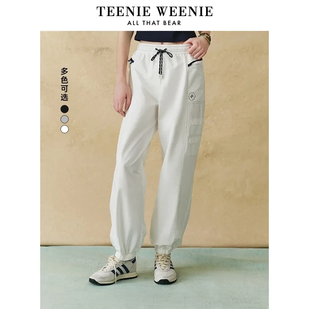 TeenieWeenie小熊女装休闲裤25薄款活力时髦长裤TTTC252603T
