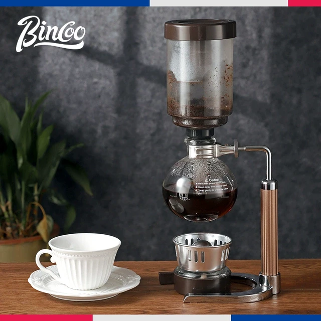 Bincoo虹吸壶虹吸式咖啡壶玻璃上下座3人份5人份家用煮咖啡机