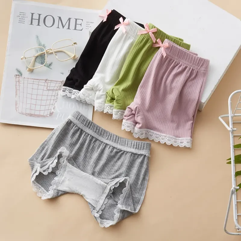 女休闲风夏季松紧带休闲裤安全裤裤子欧若动感风儿童女安全裤时尚