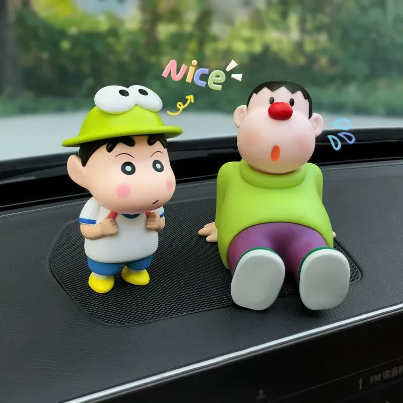 可爱胖虎汽车中控台装饰摆件车载车尾车顶公仔2025新款车内装饰品