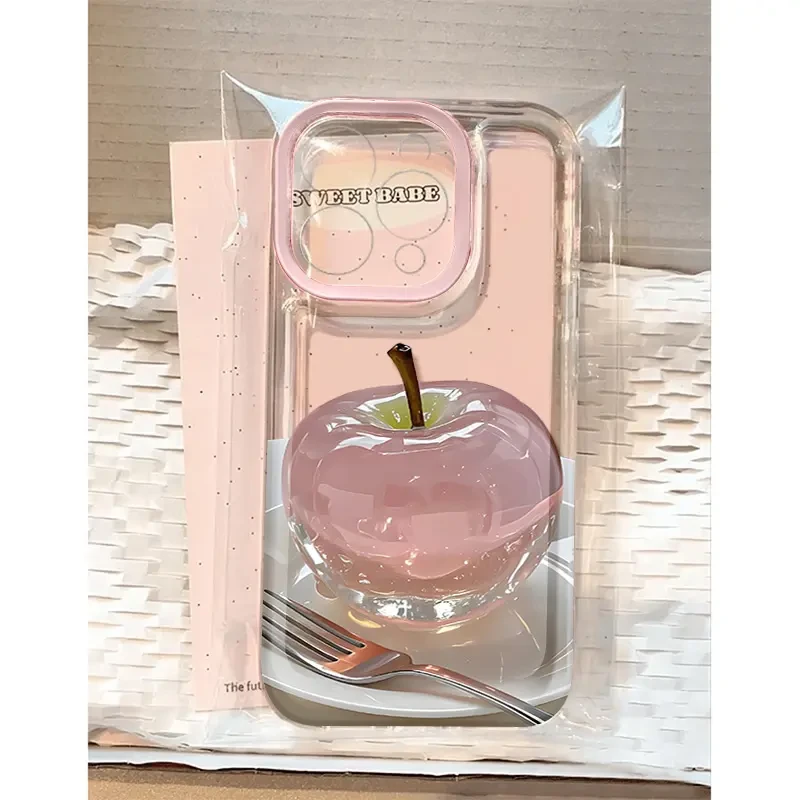 太空水晶苹果适用苹果16手机壳iphone15华为op小米14vivo防摔13软