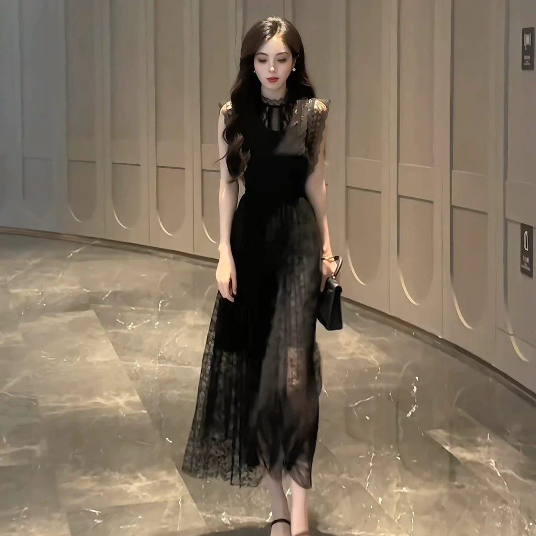 【现货】【夜未眠】夏季新款气质洋气时尚知性优雅超美显瘦连衣裙