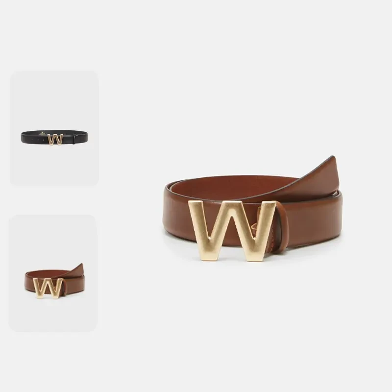 未使用 MaxMara 【国现 专柜1100元】女士腰带 宽3.5cm Pelago