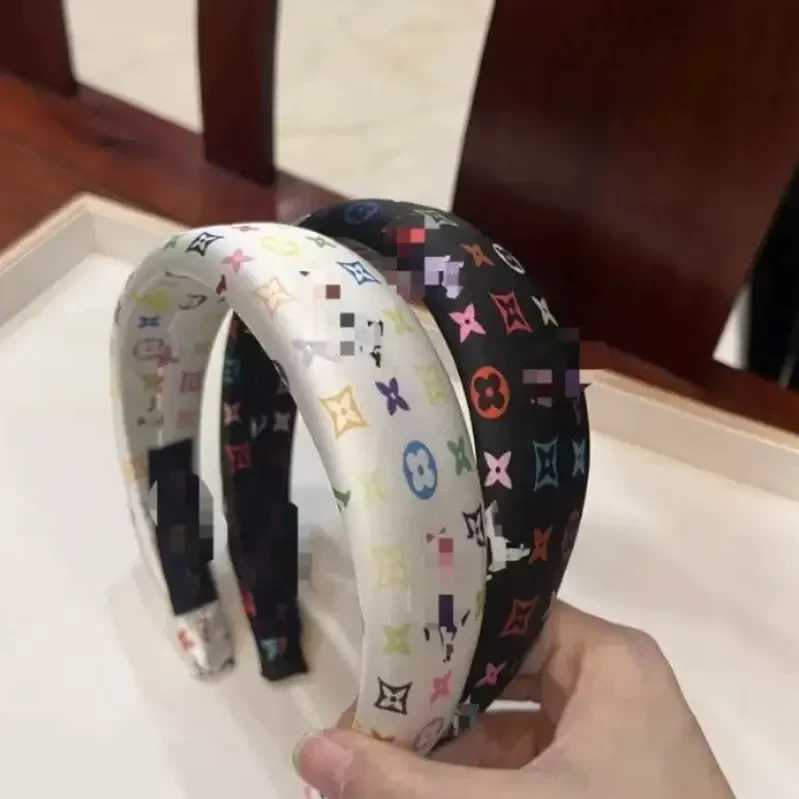 瑞丽风发箍简约风气质日韩休闲风欧美可爱撞色彩色