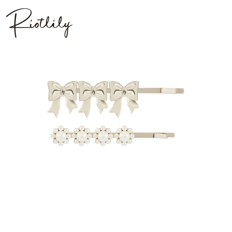 Riot/艾特里里晚宴系列叠戴蝴蝶结发夹