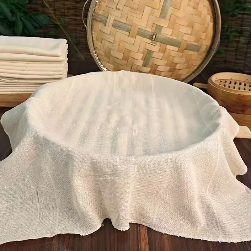 【厨房好物】纯棉蒸笼布蒸饭纱布纯棉蒸布不沾纱布过滤布豆腐包袱布