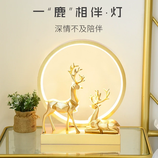 结婚台灯婚房床头灯新娘一对新婚礼陪嫁实用礼物送新人喜庆长明灯