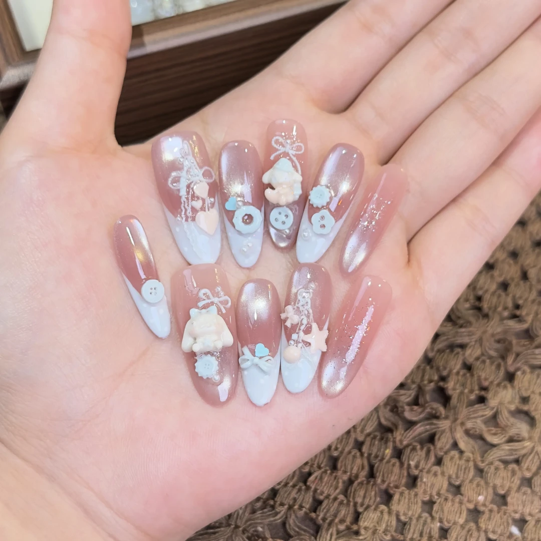 10-TTnail 玉桂狗 手工穿戴甲 随2正价发出