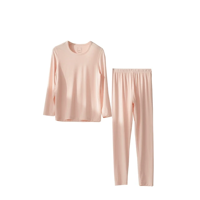 A类50支兰精莫代尔 儿童内衣套装 男女童秋衣裤 中大童秋冬款童装