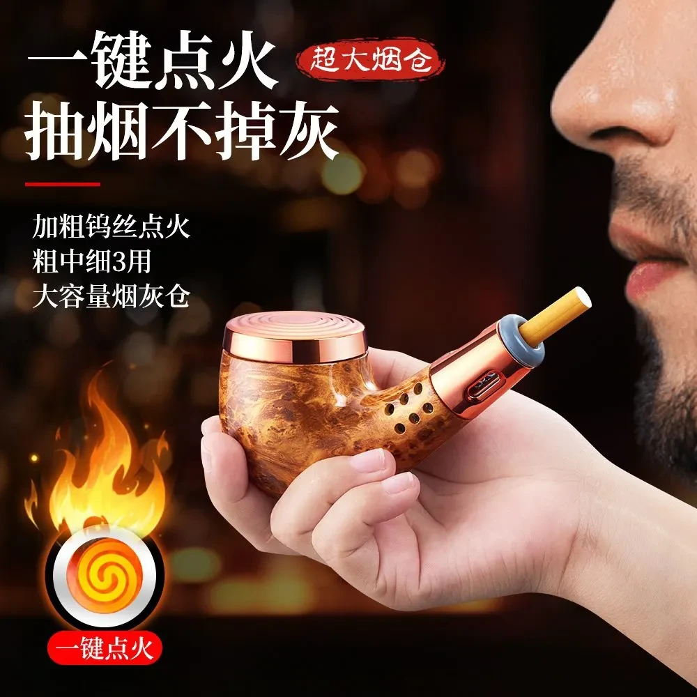 可境 创意不掉烟灰神器车载烟灰缸充电随身免弹