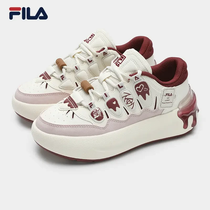 Fila/斐乐女士【情人节限定萝卜鞋增高百搭】低帮板鞋F12W512143F