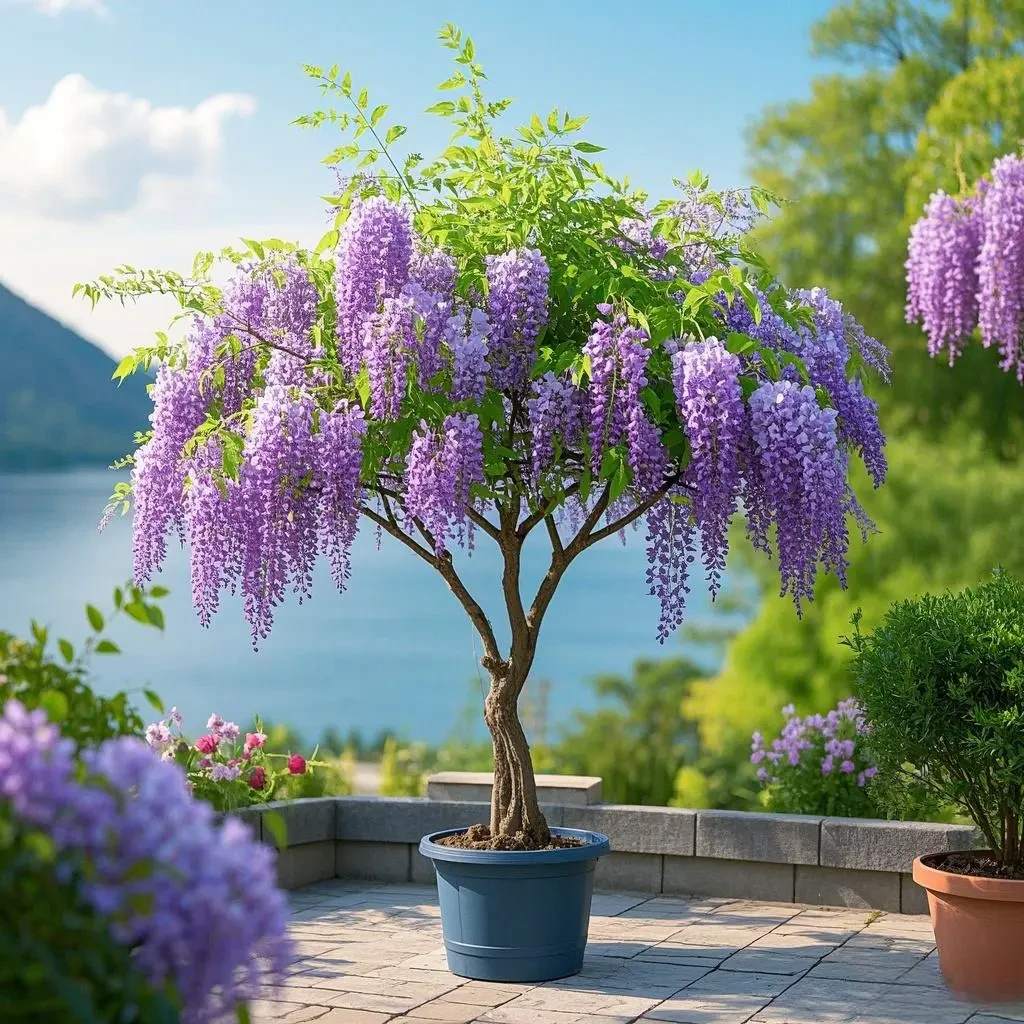 紫藤花盆栽树苗四季好养开花浓香型普罗旺斯耐寒耐热阳台庭院花卉