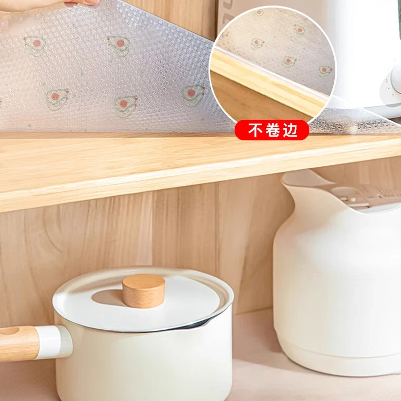 印花抽屉防水防油垫纸可裁剪厨房台面防油垫子橱柜衣柜防潮透明