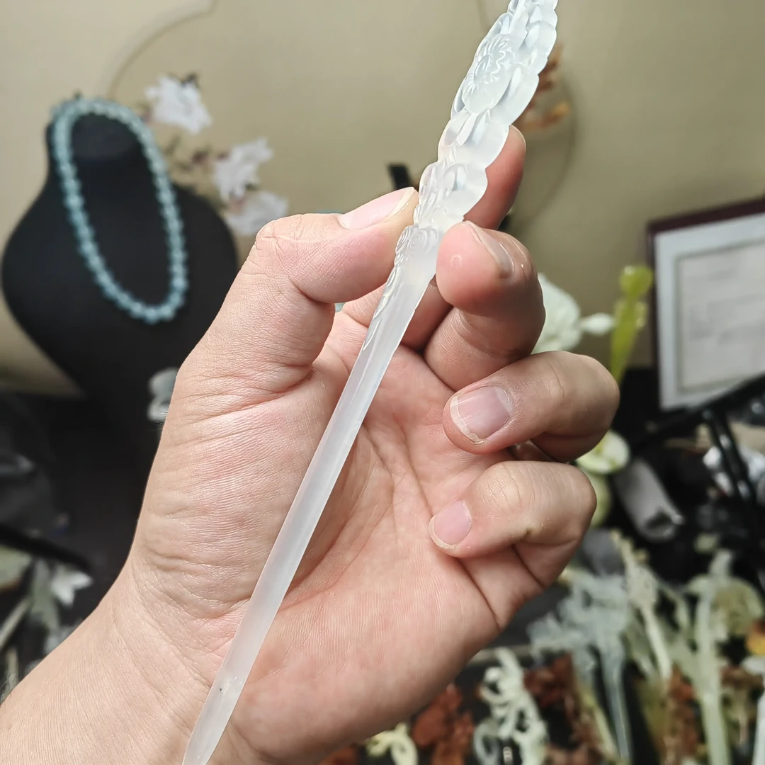 女民族风仙女风简约风复古风发簪女士双面簪子精美