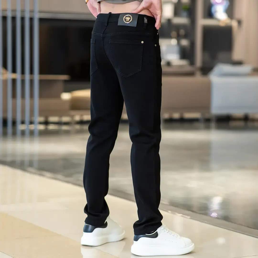 2024冬款高品质男士【美人头-牛仔裤直筒裤】-时尚百搭商务休闲