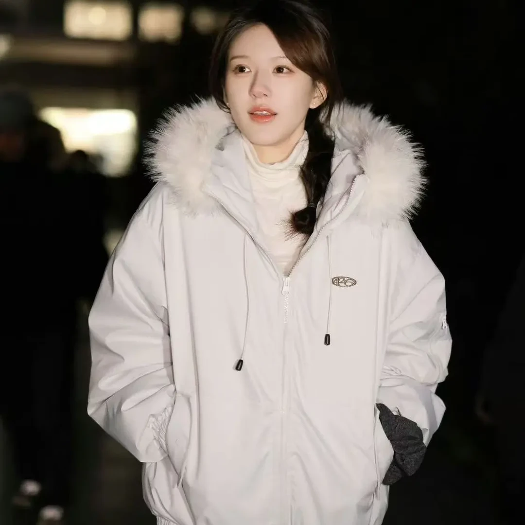 保暖短款收口袖休闲风刺绣常规