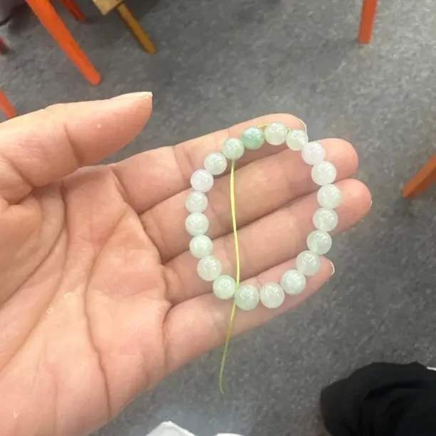 圆润圆珠简约百搭手串女款翡翠