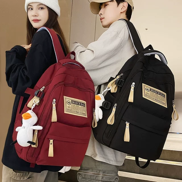 花曦 书包女初中生高中大容量女生大学生双肩包男生旅行包男背包