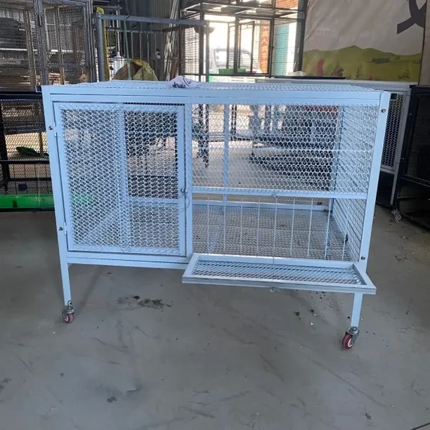长1米宽70高75加密加厚烤漆防黄鼠狼鸡笼家用养殖可带滑轮方便