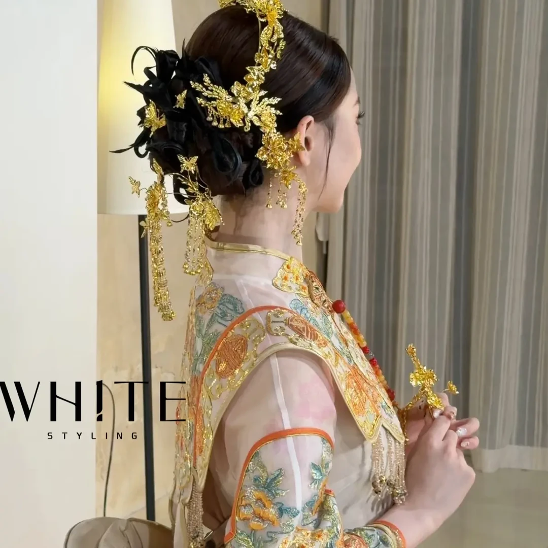 WHITE手作“富家千金”中式10件套