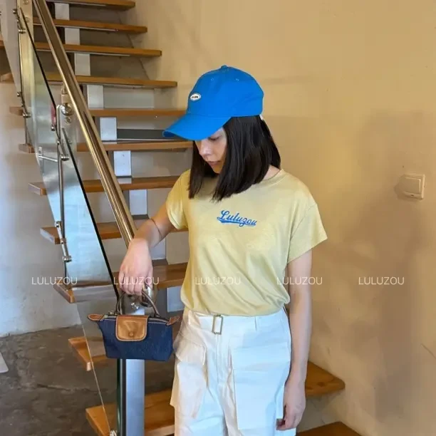 LULUZOU可调节水洗棒球帽09692