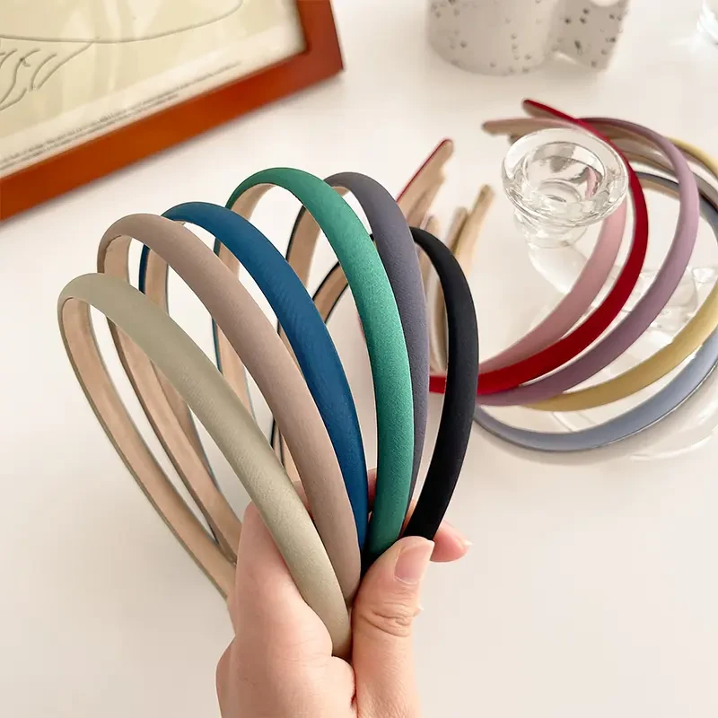 显瘦发箍显脸小细发箍百搭外出箍复古法式发卡压发防滑饰发捆