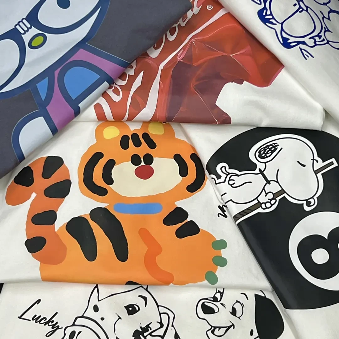 【A1000-A1024】【扎染】重磅纯棉短袖t恤设计感休闲洋气潮时尚小众