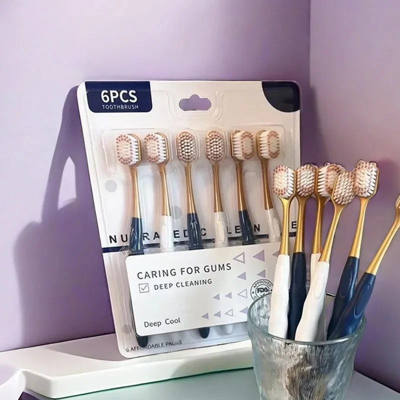 正品山姆超市同款宽头密丝柔高档成人牙刷软毛家用高密清洁口腔内