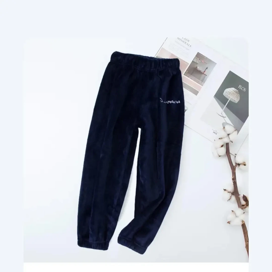 485男士珊瑚绒睡裤暖暖居家睡裤保暖舒适