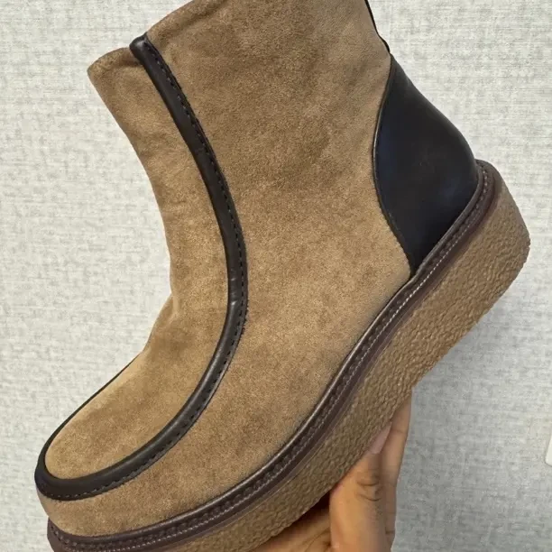 中跟冬季厚底秋冬时尚雪地靴高帮透气防滑保暖时尚