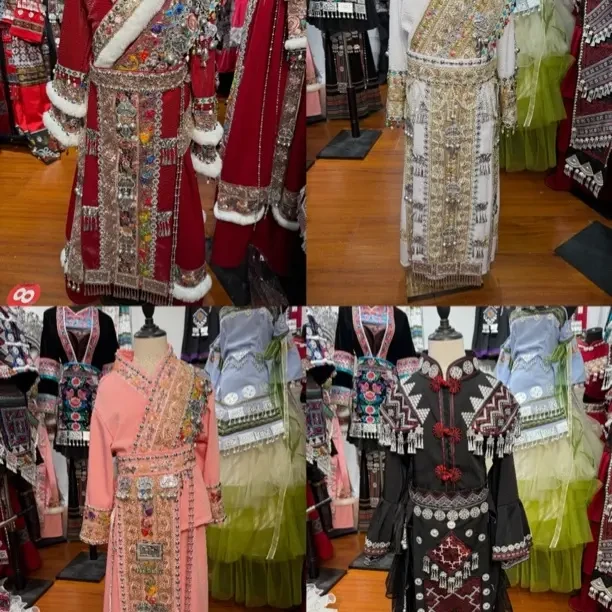新款少数民族苗族女童服装